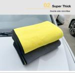 160cm*60cm Car Cleaning Microfiber Cloth For Car Washing High Water Absorption