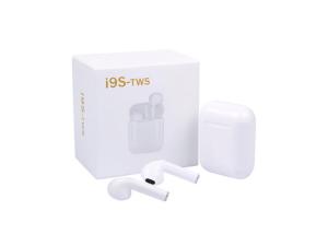 China Double Ear Wireless Bluetooth Earphones With Charging Case CE RoHs Certificate factory