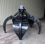 Orange Peel Mechanical Excavator Grab Bucket Q355B Material For CAT PC KOBELCO