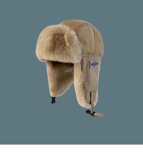 China Windproof Ladies Fur Trapper Hats Cold Weather Trapper Hat Adult Size factory