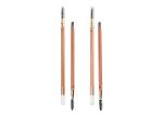 Private Label Tattoo Accessories Hard Waterproof Eyebrow Pencil With Brush