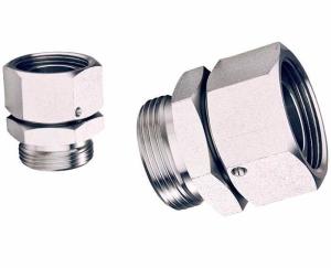 China Pipe Lines OEM DIN Metric Female 24 Degree Cone O-Ring Sealing with Hexagon Head Type factory