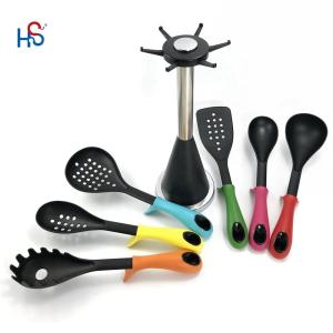 China ISO9001/BSCI Certified TPR Handle Silicone Kitchen Utensils Cooking Accessories Tool Set factory