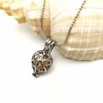 Jewelry Making Oyster Pearl Cage Bead and Essential Oil Diffuser DIY Locket