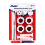 High Pressure Radiator Kits 13 In 1 Set 1/2" 3/4" Painted