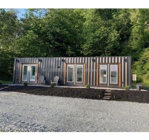 China Galvanized Steel Bending 180g Modern Style Prefabricated House Steel Container Home Container Houses Tiny Prefab Family House for Outdoor Living factory