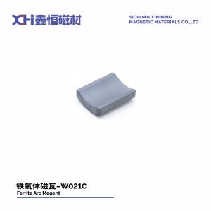 China Wet Pressed Fan Ferrite Magnets Fan Motor W3214 Anisotropic Sintered Magnet factory