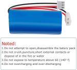 Lightweight 3C Lithium Battery KET-2P Li Ion 18650 Battery 7.4V 1300mAh CE