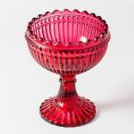 160ml Glass Kitchen Wares 5.6 Oz Vintage Ice Cream Coloured Glass Sundae Dishes