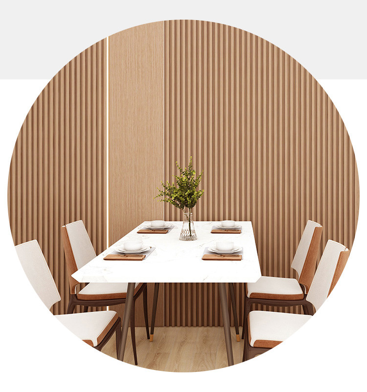 Customized Composite WPC Decorative Wall Panels Anti Corrosion