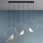 Magpie chandelier smart dimming light luxury bedroom bedside lamp balcony