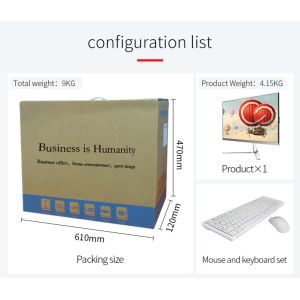 Camera 2.0M Pixel 1000M Ethernet All In One Pc 23.8 Inch 8G RAM