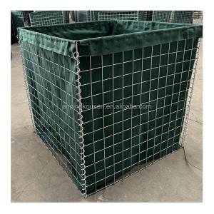 China Green Defence Barrier Made with Easily Assembled Galvanized Iron Wire factory