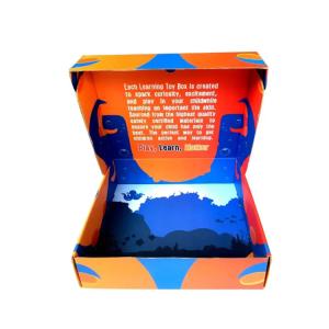 China OEM Corrugated Cardboard Logo Custom Subscription Box Packaging For Toys factory