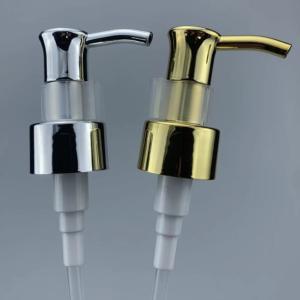 China Silver Gold 24MM Aluminum Lotion Pump Dispenser Anodized factory