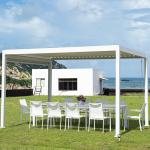 Aluminum Louvered Pergola Villa Garden Landscape Leisure Shade Aluminum Gazebo