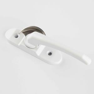 China Sliding Window Accessories UPVC Crescent Moon Lock with Stainless Steel Hook Material factory