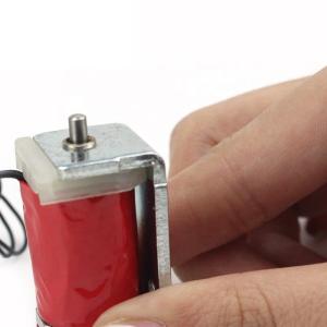 China 4mm Stroke 12V 24V DC Open Frame Push Pull Solenoid factory