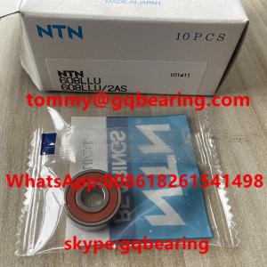 China 608LLU Single Row Deep Groove Ball Bearing Rubber Seal 8x22x7mm factory