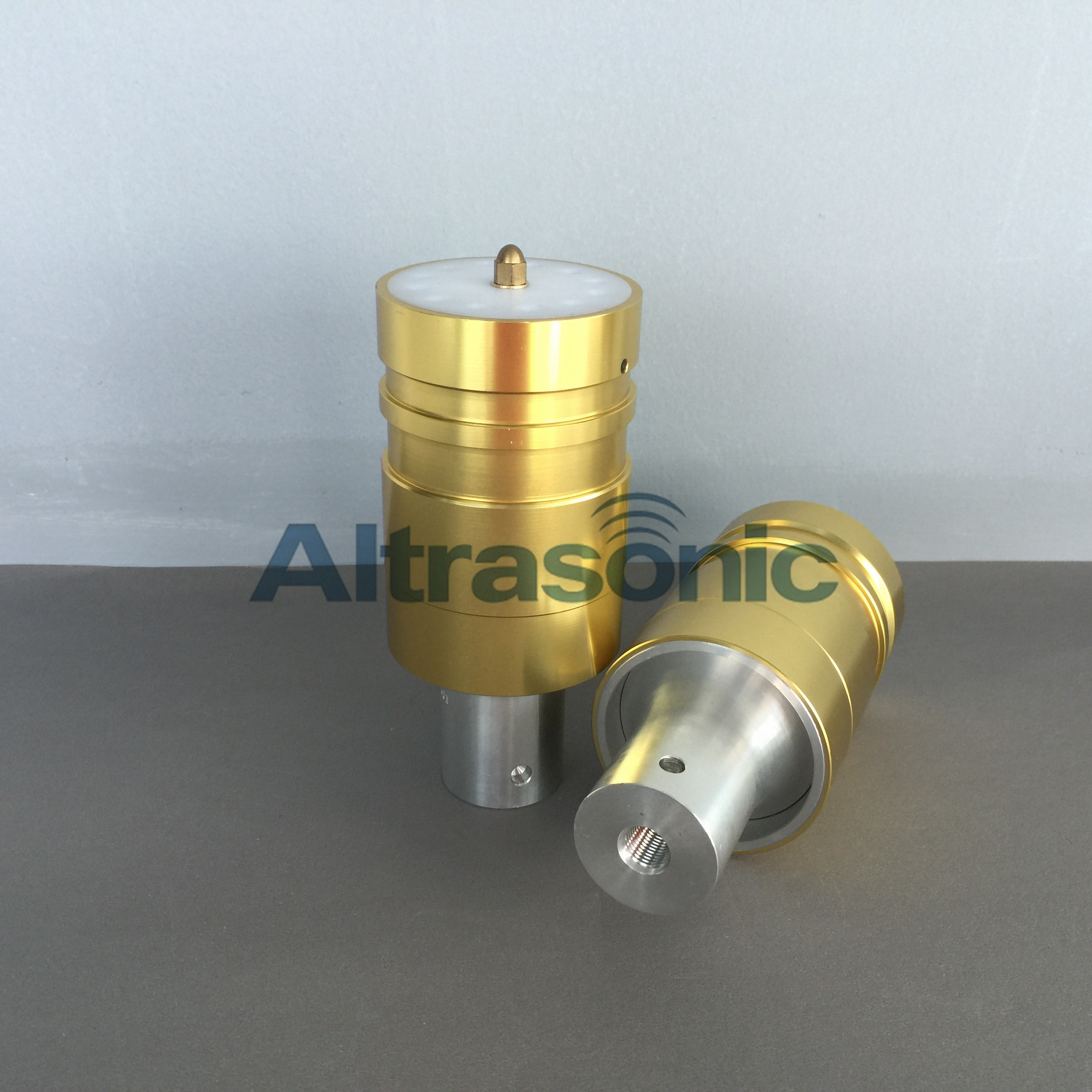 Replacement 20Khz Branson803 Ultrasonic Converter / Ultrasonic Transducers With Golden Shell