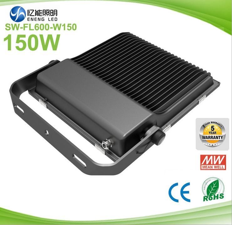 superior quality 150w led flood light led street light led spotlight 120LM/W with Lumileds 3030AC85-277V 5years warranty