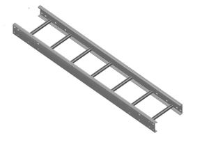 China Hot Dip Galvanized 200kg HDG Cable Ladder Tray EG 2.44m factory