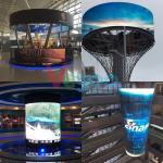 High Brightness Waterproof IP65 Ball LED Display 62500 Pixel/M2