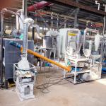 Customizable 200-1000kg/h Wasted Photovoltaic Panels Recycling Machine for
