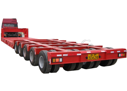 150tons low bed dolly tow semi trailer with high load capacity and customizable options
