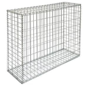 China Durable Welded Gabion Box , Silver Retaining Wall Cages Quick Installation factory
