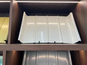 China Colorful White Aluminum Roof Panels / RAL aluminum flat pan roof panels For Railway Station use factory
