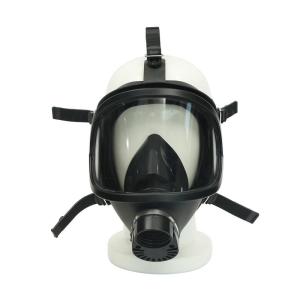 China Military Army Natural Rubber Full Face Gas Mask With Filter Canister MGM01 factory