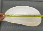 White Melamine Dinnerware Trumpet - Shell - Shape Dish Length 25cm Weight 405g
