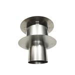 2.04kg Vented Chimney Flue Rain Caps Cover For Pellet Stove,
