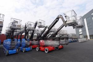 China Lightweight Articulated Boom Lifts Aerial Work Platform for SNSC 16m 6500 kg Weight factory