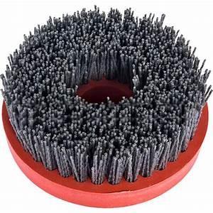 China 4 / 5 Snail Lock Antique Stone Brush Chemical Stability For Engineered Stone Surface factory