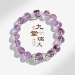Healing Crystal Bracelets For Women Amethyst Rose Quartz Bracelet Set 8mm
