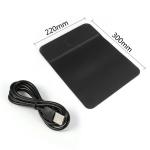 OEM Wireless Charging Luxury Corporate Gifts Natural Rubber Mouse Pad