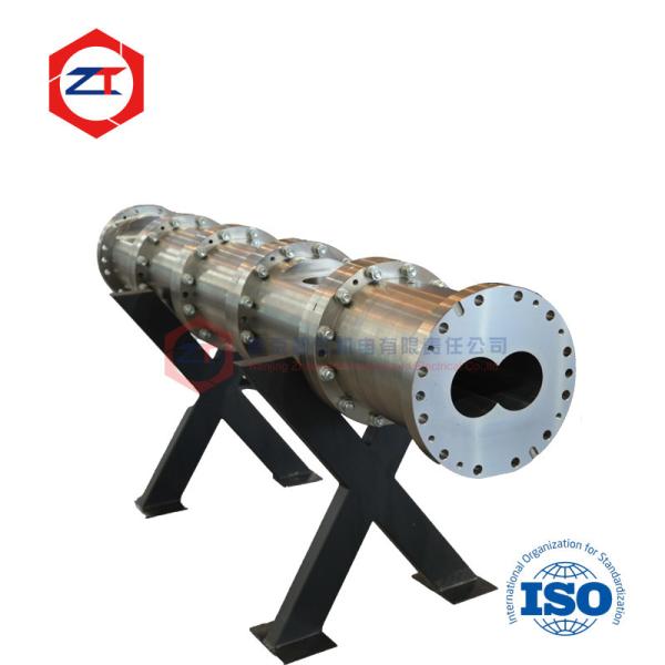OEM Twin Screw Extruders Machine Screw Barrels Cylinder For Puffed Food Hole