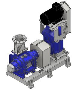 China 15kw 20m3/H Render Solid Materials Transportation Pump factory