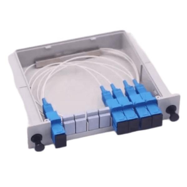 1x4 1x8 1x16 1x32 SC UPC SC APC Fiber Optic PLC Cassette Splitter with