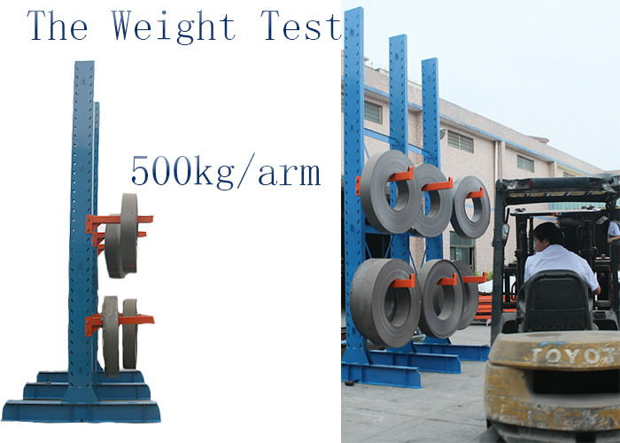 Metal Single Sided Cantilever Rack Safety Heavy Duty Cantilever Shelving
