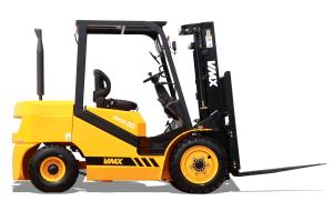 China Yellow 3 Ton Diesel Forklift Warehouse Lift Truck 1070mm Fork Length factory
