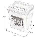 Red / Yellow Syringe Disposal Container 8L , Medical Waste Disposal Containers