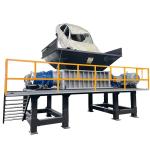 2300KG Waste Car Tire and Rubber Recycling Double Shaft Shredder Machine for