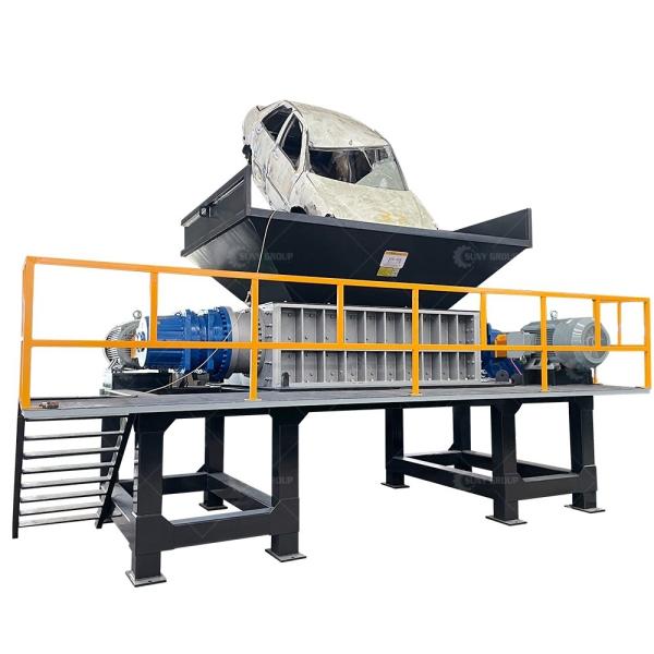Tire Shredder Waste Tyre Recycling Machine Double-shaft Shredder with 2300KG