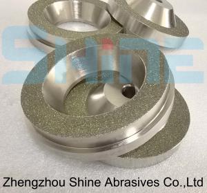 China Electroplated CBN Diamond Grinding Wheel for Sharpening Carbide Tools factory