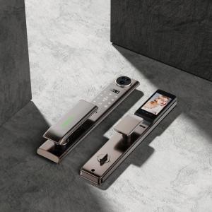 China QL-S923MAX Tuya WiFi Fingerprint Video Calling Card Key Code Smart Door Lock factory