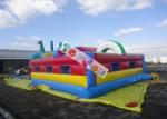 Kids Inlfatable Amusement Parks Inflatable Run Chasing Race Fun City / Durable