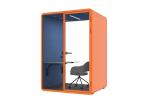 Small Libraries Room Soundproof Pods For Personal Study Aluminum Frame Phone
